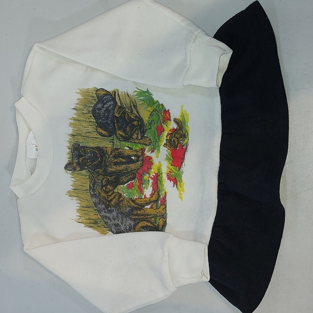 Vtg "Young Essentials"  Toddler Girls Peplum Top size 3